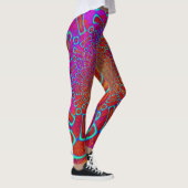 Walkin' On Sun Shine Psychedelic 3D Leggings (Rechts)