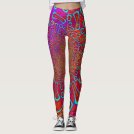 Walkin' On Sun Shine Psychedelic 3D Leggings
