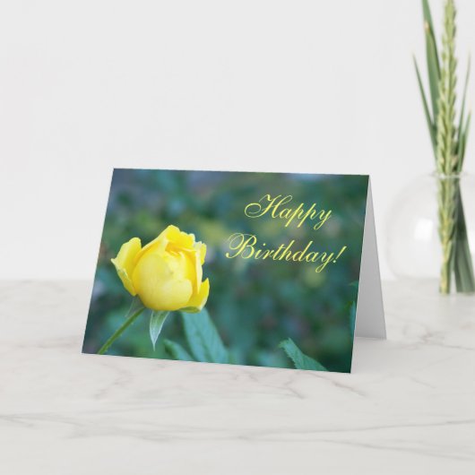 Walkin' on Sunshine Card - Geburtstag Karte (Vorderseite)