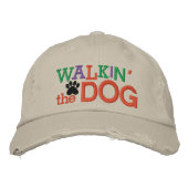 Walkin' the Dog Cap by SRF Bestickte Baseballkappe (Vorderseite)