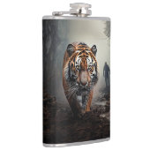 Walking Alter Schwarz-Orange-Tiger surrealer Wald Flachmann (Rechts)