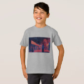 walking at night lofi style T-Shirt (Vorne ganz)