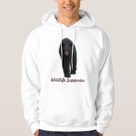 Walking Black Bar Wildlife Supporter Hoodie (Vorderseite)