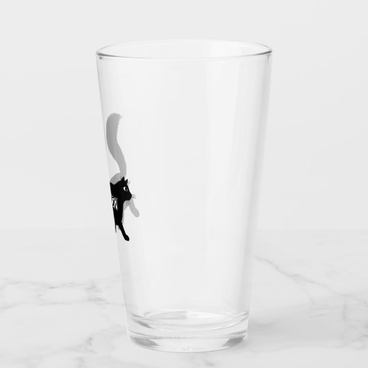 Walking Black Cat | Coole Kitty Lover - kundenspez Glas (Links)