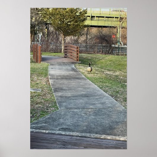 Walking Bridge Poster (Vorne)