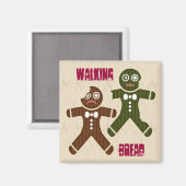 Walking Brot Magnet (Vorderseite/Rückseite)