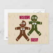 Walking Brot Postkarte (Vorne/Hinten)