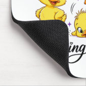Walking By Faith Enten-Mauspad  Mousepad (Ecke)