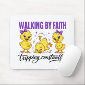 Walking By Faith Enten-Mauspad  Mousepad (Mit Mouse)