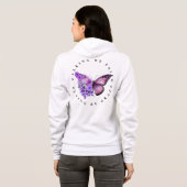 Walking by faith hoodie (Schwarz voll)