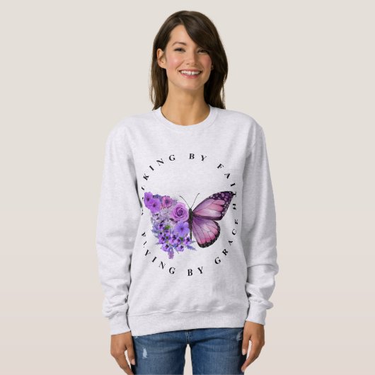 Walking by faith sweatshirt (Vorne ganz)