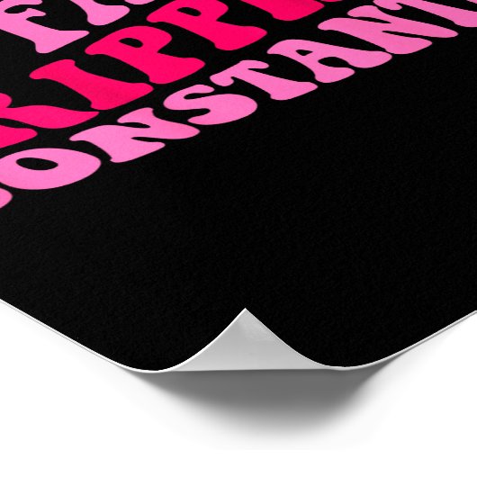 Walking By Faith Tripng Constantly  Poster (Ecke)