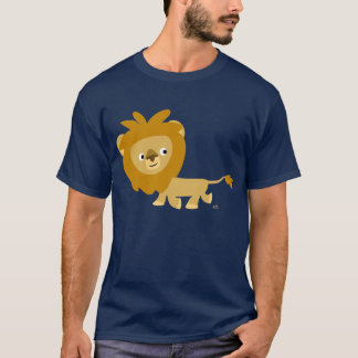 Walking Cartoon Löwe T - Shirt