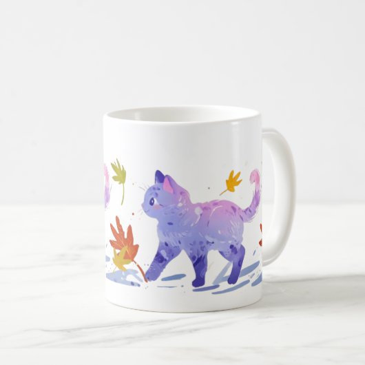 WALKING CAT-TASSE KAFFEETASSE (VorderseiteRechts)