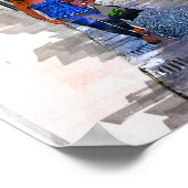 Walking Cordobas Alley - Spanien Poster (Ecke)