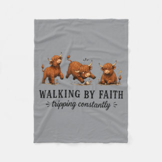 Walking Design Fleecedecke
