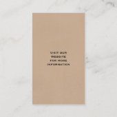 Walking Elche Silhouette | Abenteuer im Freien Visitenkarte (Rückseite)