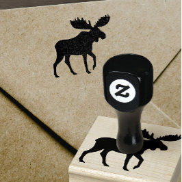 Walking Elche Silhouette | Wildtiere Gummistempel