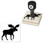 Walking Elche Silhouette | Wildtiere Gummistempel (Stempel)