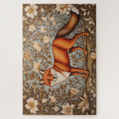Walking Fox William Morris Inspiriert  Puzzle (Vertikal)