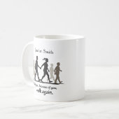 Walking Graphic Thank You Physical Therapist Gift Kaffeetasse (Vorderseite Links)