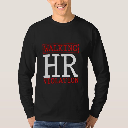 Walking Hr Violation T-Shirt (Vorderseite)