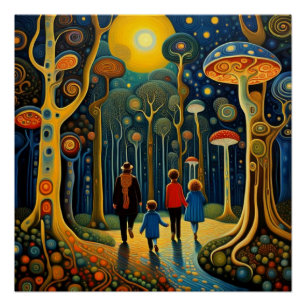 Walking im Wald 7 Poster