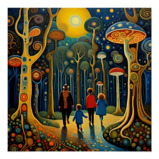 Walking im Wald 7 Poster (Vorderseite)