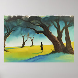 Walking im Wald Poster