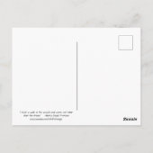 Walking im Wald - Postkarte (Rückseite)