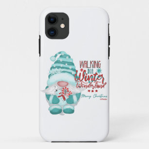 WALKING IN A WINTER WONDERLAND gnome christmas Case-Mate iPhone Hülle
