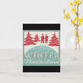 Walking In A Winter Wonderland T Shirt  Karte (Gelbe Blume)