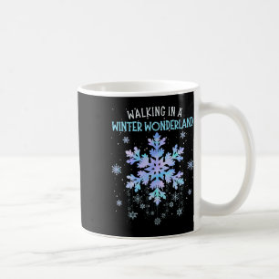 Walking In A Winter Wonderland Tie Dye Schneeflock Kaffeetasse
