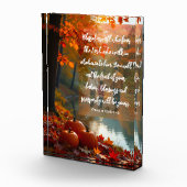 Walking in Grace: Autumn Family Scripture Fotoblock (Rechts)