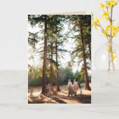 Walking-in-sunshine-Paar Karte (Gelbe Blume)