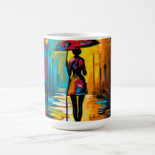 Walking in the city: A Woman's Meditation Kaffeetasse (Mittel)