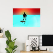 Walking in the Desert Poster (Heimbüro)