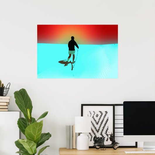 Walking in the Desert Poster (Heimbüro)