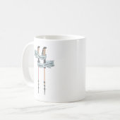 walking is the best medic Hippocrates hiking pulse Kaffeetasse (Vorderseite Links)