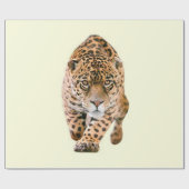 Walking Jaguar Eyes Geschenkpapier (Flach)