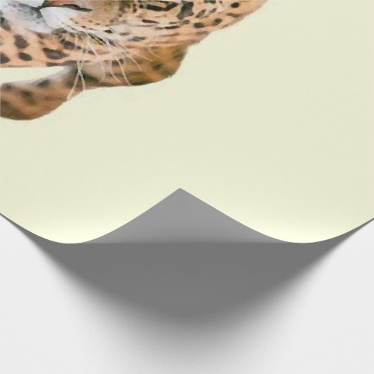 Walking Jaguar Eyes Geschenkpapier (Ecke)