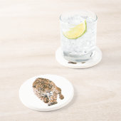 Walking Jaguar Eyes Getränkeuntersetzer (Seite)