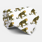 Walking Leopard Krawatte (Gerollt)