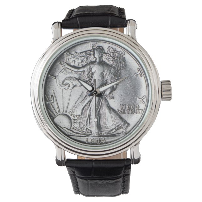 Walking Liberty Watch Armbanduhr (Vorderseite)