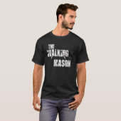 Walking Mason Builder Mauerwerk Zombie lustiger Sp T-Shirt (Vorne ganz)