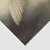 Walking Meadow Angel Earth Tone Vintage Decoupage Seidenpapier (Ausschnitt)