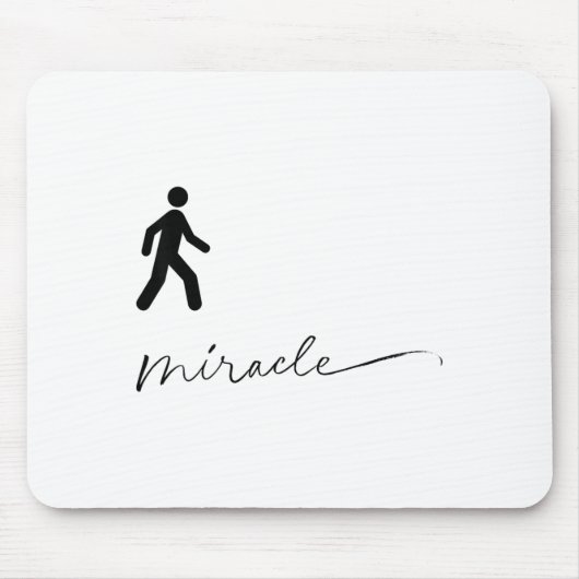Walking Miracle Apparel Mousepad (Vorne)