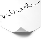 Walking Miracle Apparel Poster (Ecke)