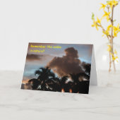 Walking Natur Miss you Grußkarte Karte (Gelbe Blume)