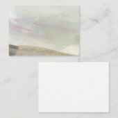 "Walking on the Sand": Original Abstrakte Karte (Vorne/Hinten)